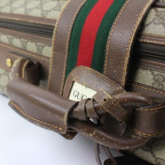 Gucci XL Supreme GG Web Suitcase Soft Trunk Luggage s210g66 - Picture 5 of 10